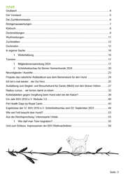 Berner News 2024 01  Inhaltsverzeichnis